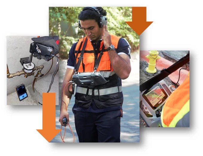 Man operating Perja products