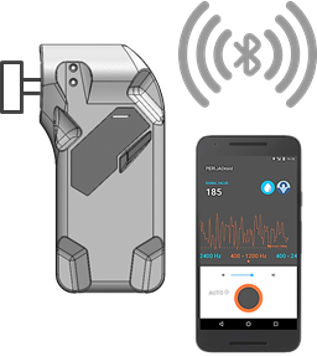 Pereja Mini VPro and app showing on bluetooth